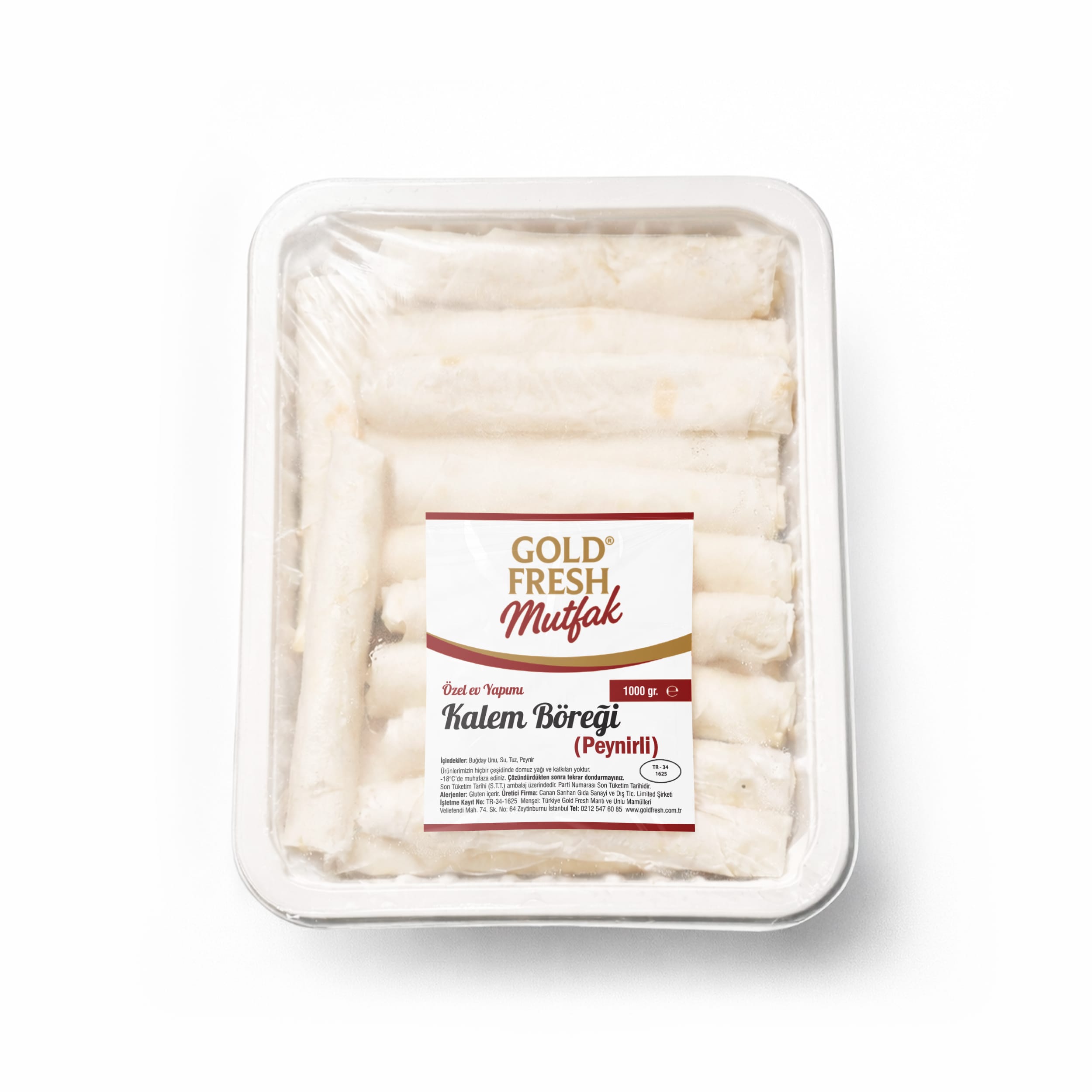 Goldfresh Mutfak Kalem Böreği Peynirli 1000 Gr