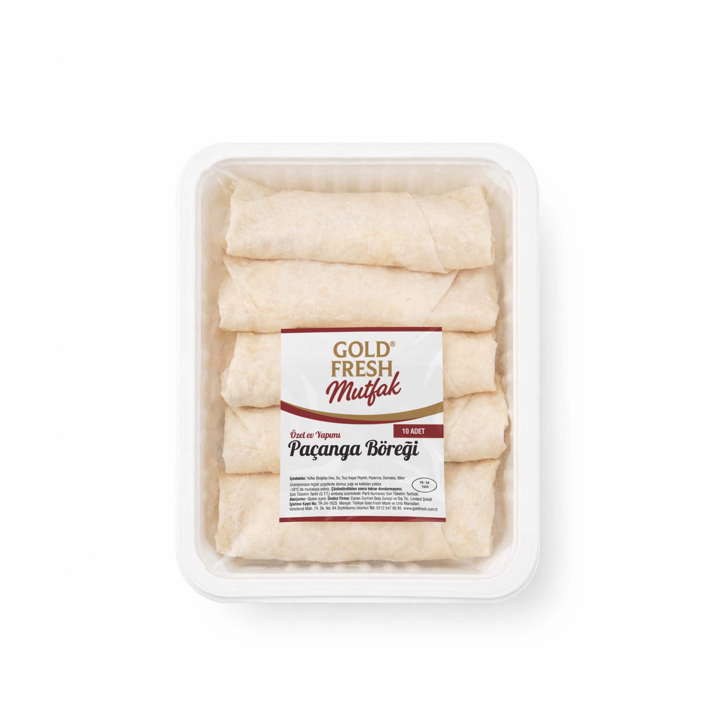 Goldfresh Mutfak Özel Ev Yapımı Paçanga Böreği 10 Adet