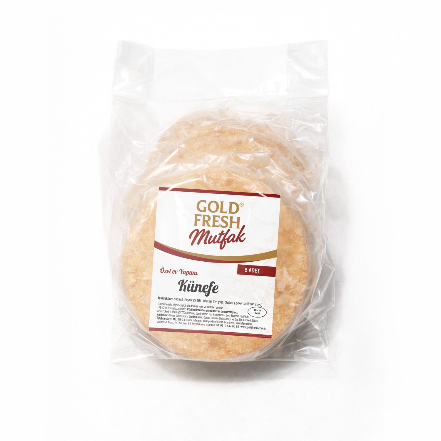 Goldfresh Mutfak Hatay Künefe (5 Adet)