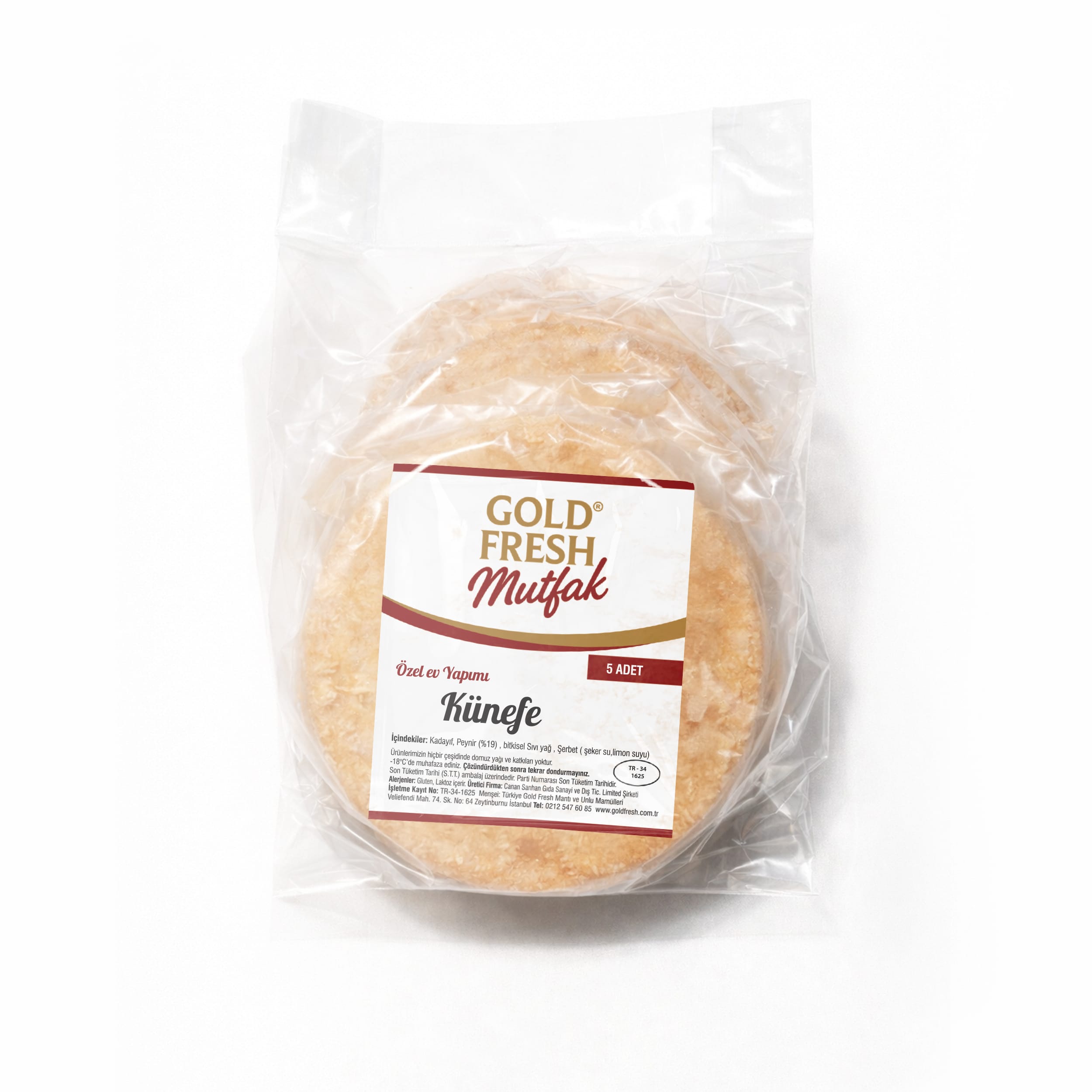 Goldfresh Mutfak Hatay Künefe (5 Adet)