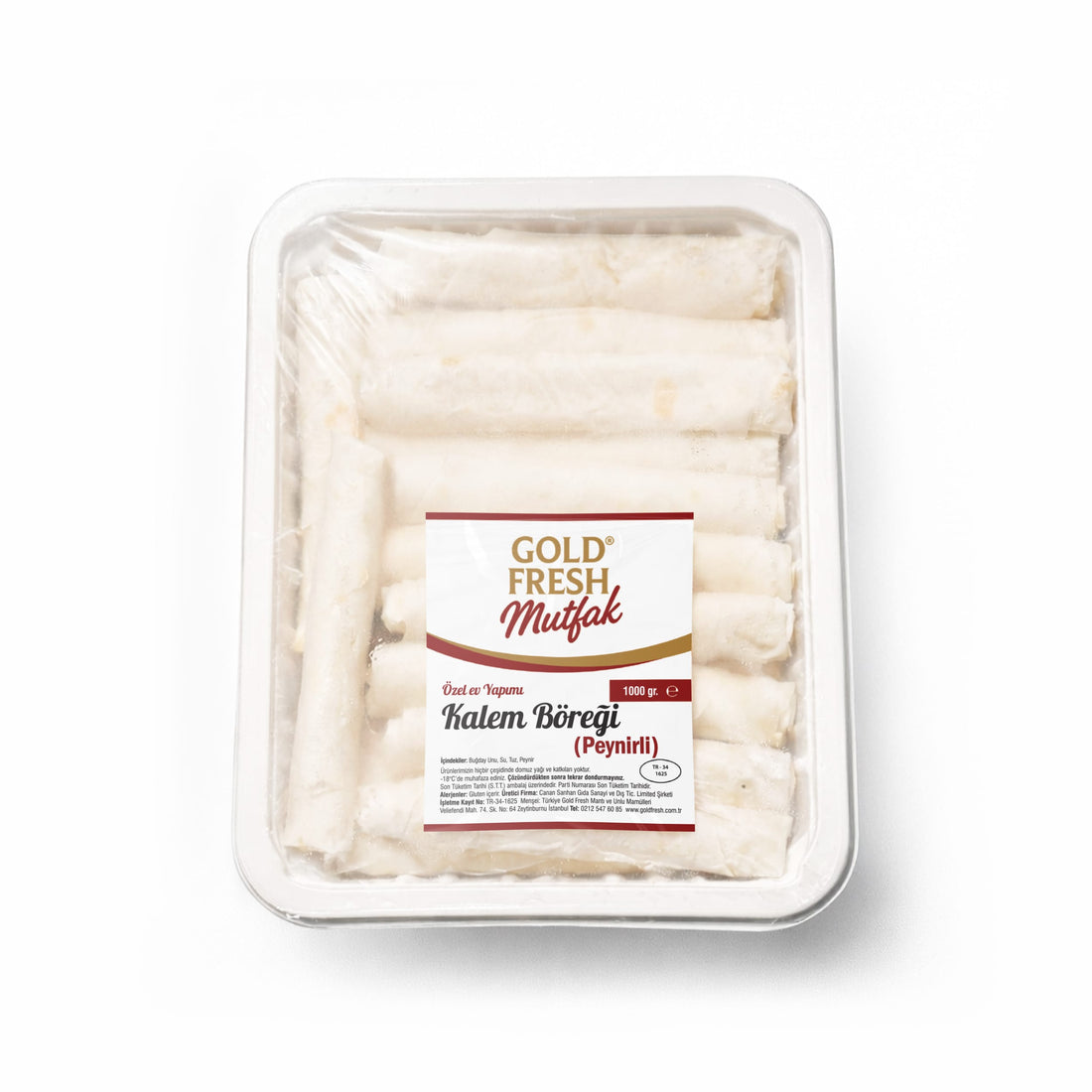 Goldfresh Mutfak Kalem Böreği Peynirli 1000 Gr
