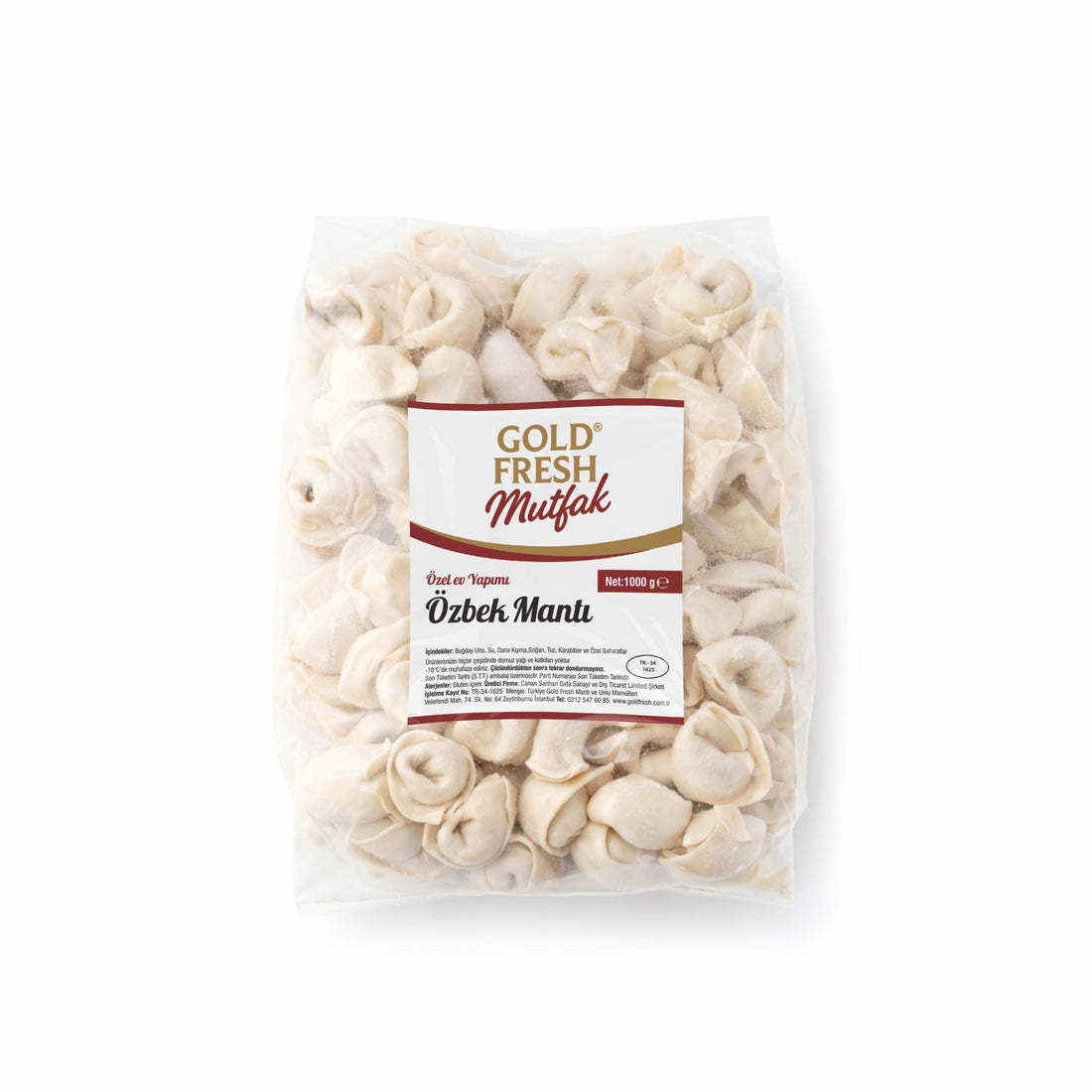 Goldfresh Mutfak Özbek Mantı 1000 Gr
