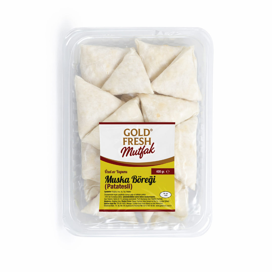 Goldfresh Mutfak Özel Ev Yapımı Muska Böreği (Patatesli) 400Gr
