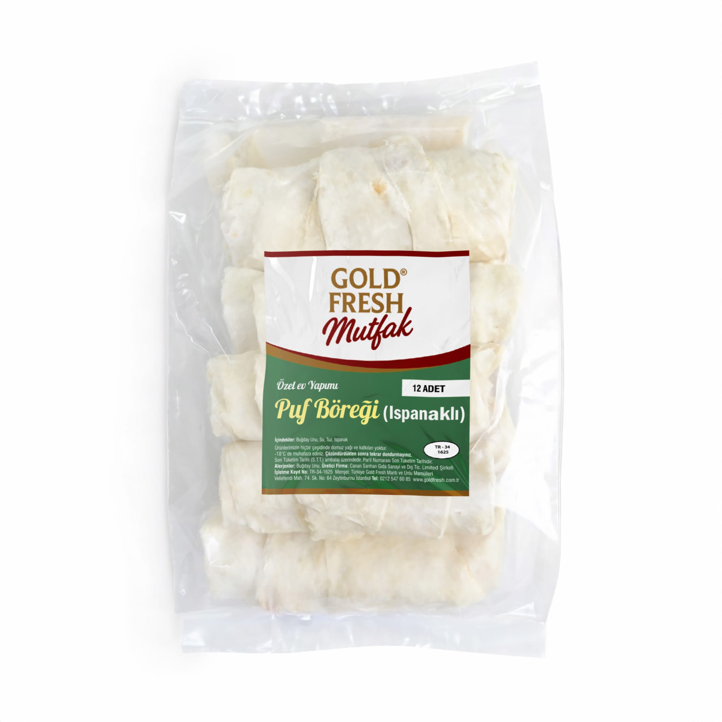 Goldfresh Mutfak Puf Böreği Ispanaklı