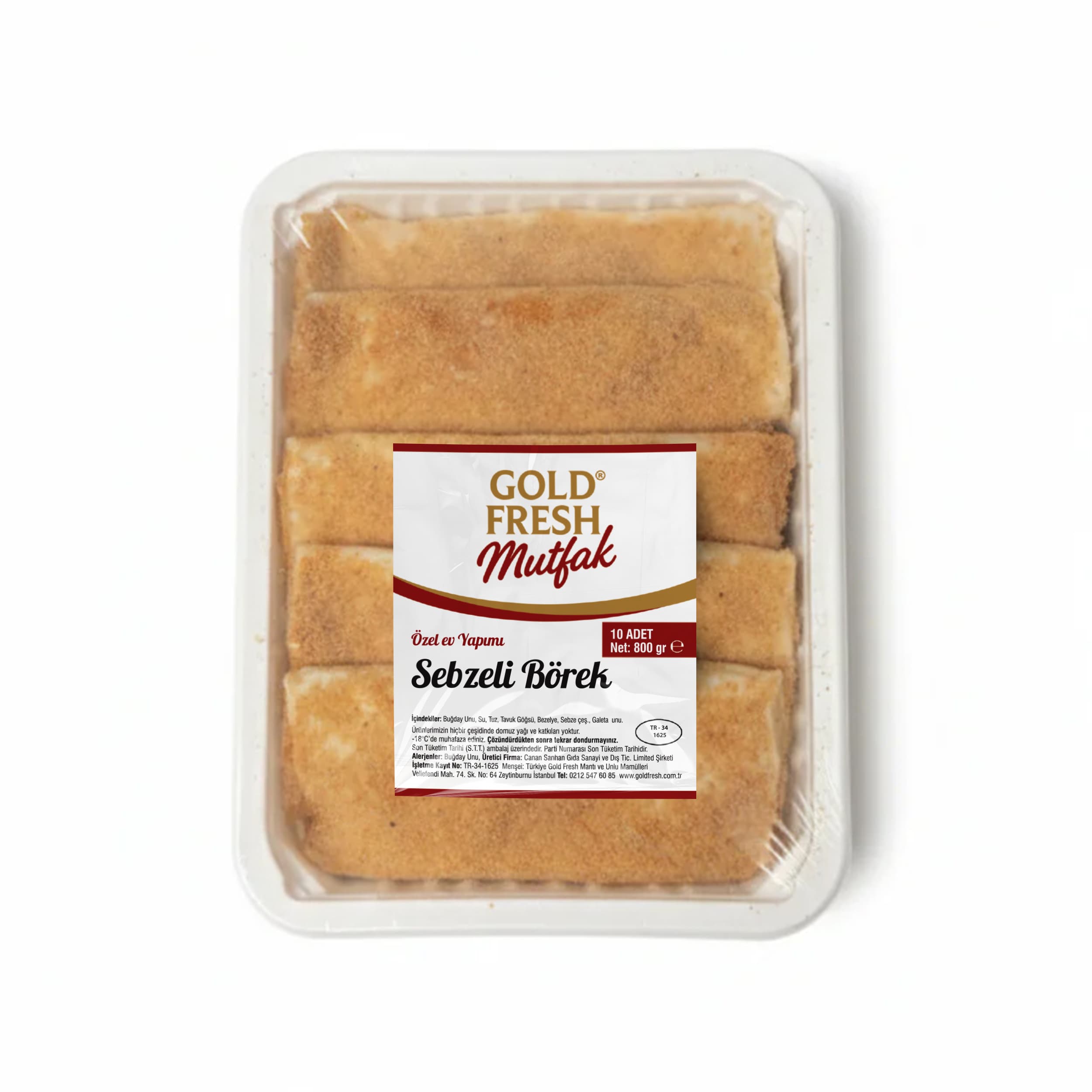 Goldfresh Mutfak Sebzeli Börek (10 Adet)