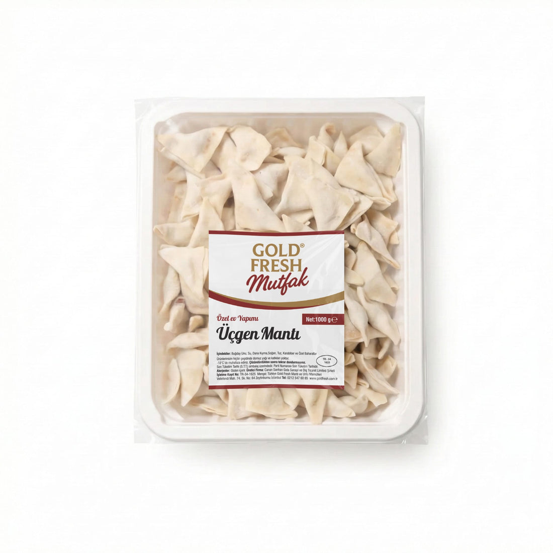 Goldfresh Mutfak Üçgen Mantı 1000 Gr