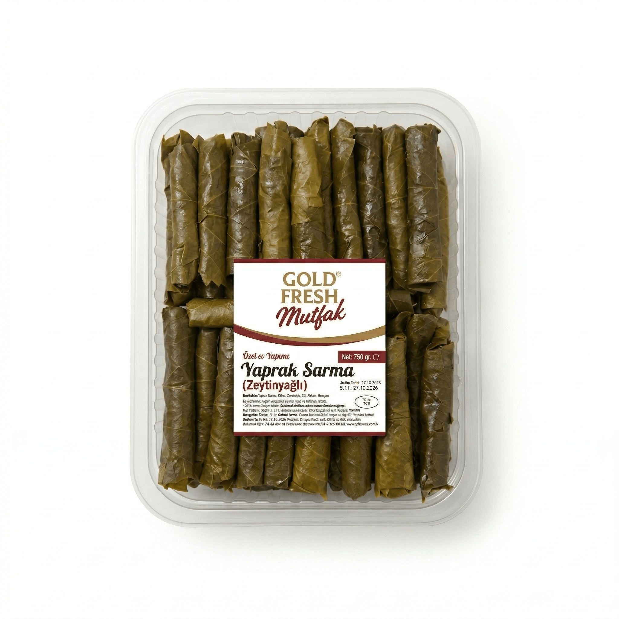Goldfresh Mutfak Zeytinyağlı Yaprak Sarması 750gr